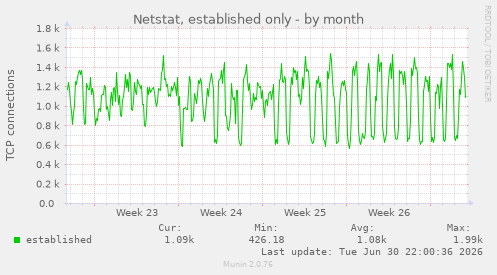 Netstat, established only